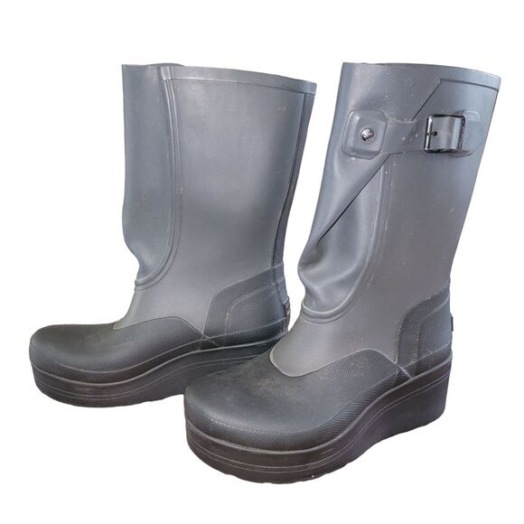 Hunter Hunter Original - Galosh Wedge Rain Boots Size 6 euro 37 - Picture 2 of 8